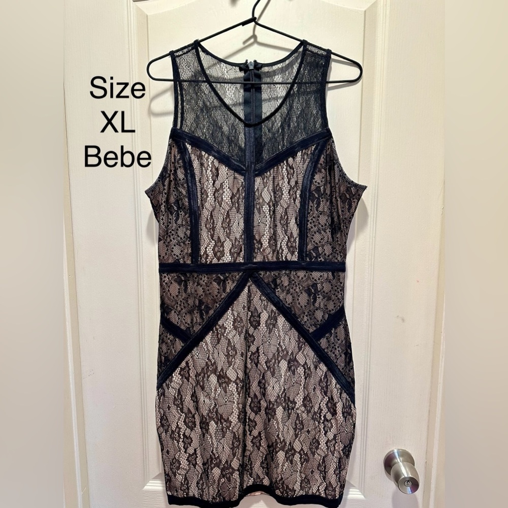 Black Lace Bebe Dress